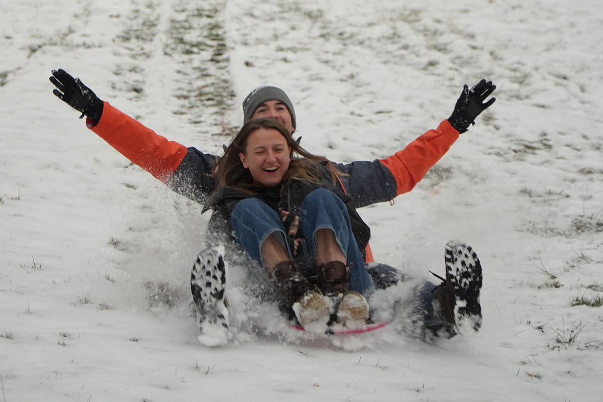 sledding