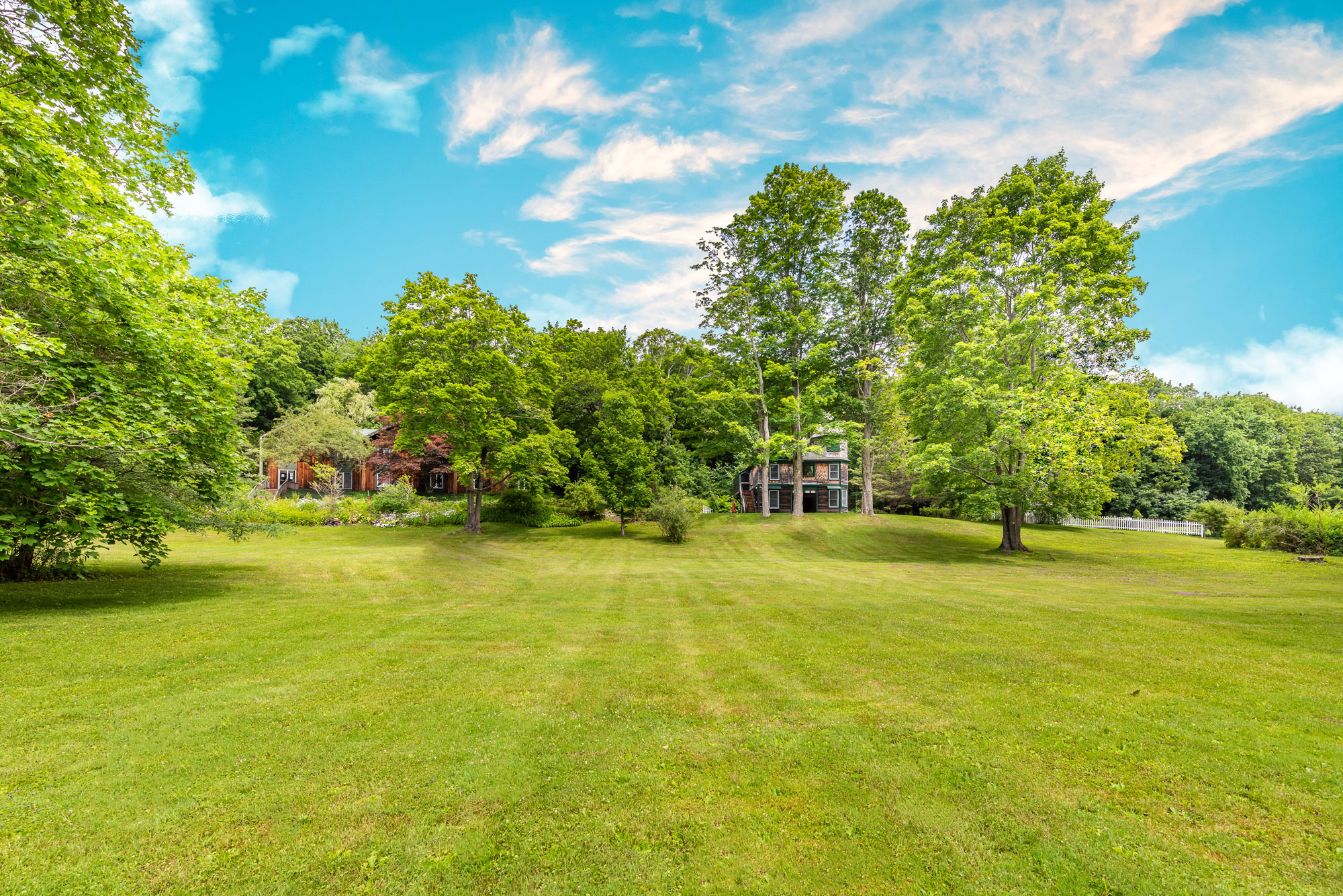 The main lawn